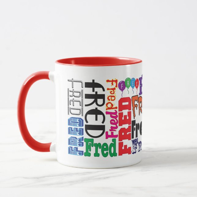 Fred Coffee Mug (Left)