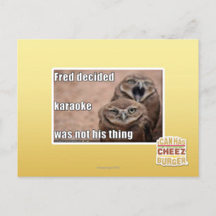 Fred decided postcard