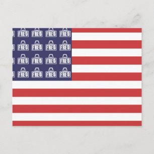 Fred Flag Postcard