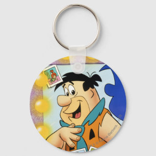 Fred Flintstone Look In Mirror Key Ring