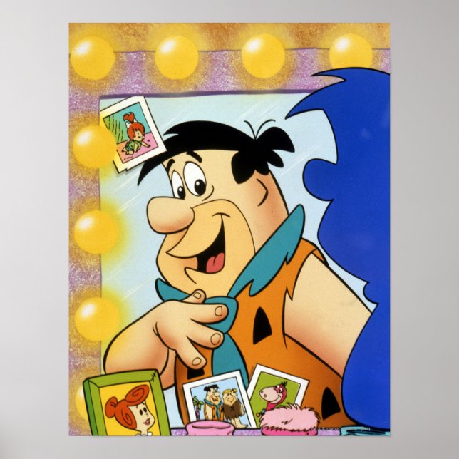 Fred Flintstone Look In Mirror Poster (Front)