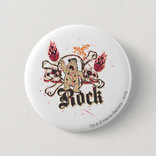 Fred Flintstone  Rock 6 Cm Round Badge