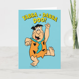 Fred Flintstone Yabba-Dabba Doo! Card