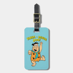 Fred Flintstone Yabba-Dabba Doo! Luggage Tag