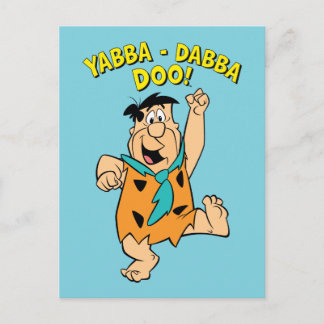 Fred Flintstone Yabba-Dabba Doo! Postcard