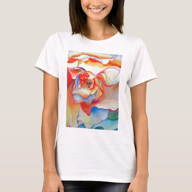 Fred martin begonia watercolour art T-Shirt (Front)