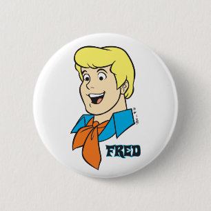 Fred Name Graphic 6 Cm Round Badge