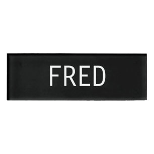 Fred Name Tag
