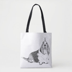 Fred the Bassetcorn Tote Bag