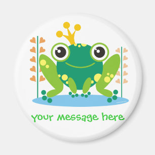Fred the Froggy Customisable Magnet