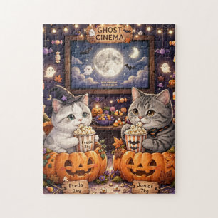 Freda and Junior Ghost Cinema Jigsaw Puzzle Kawa