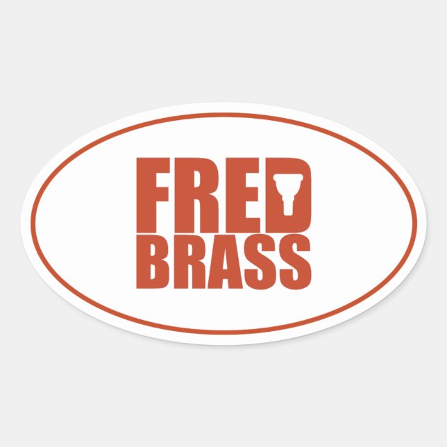 FredBrass Sticker 2 (Front)