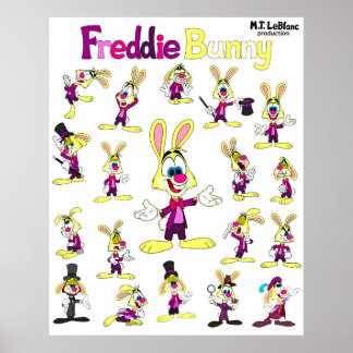 Freddie Bunny Poster