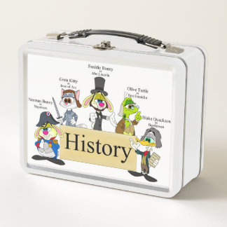 Freddie History Theme Metal Lunch Box