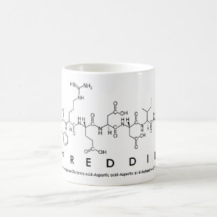 Freddie peptide name mug