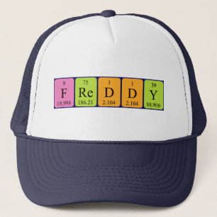 Freddy periodic table name hat