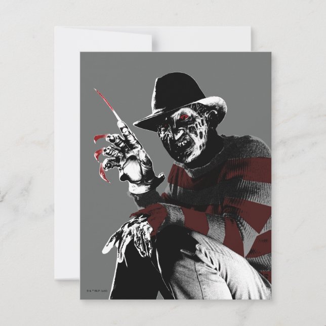 Freddy vs. Jason | Freddy Seeing Red Card (Front)