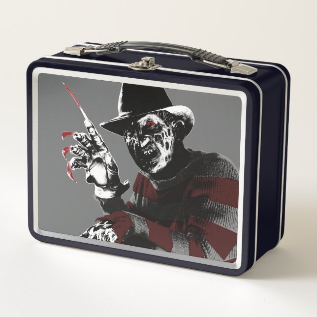 Freddy vs. Jason | Freddy Seeing Red Metal Lunch Box (Front)