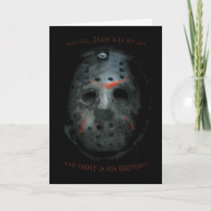 Freddy vs. Jason   Jason Mask Quote Card