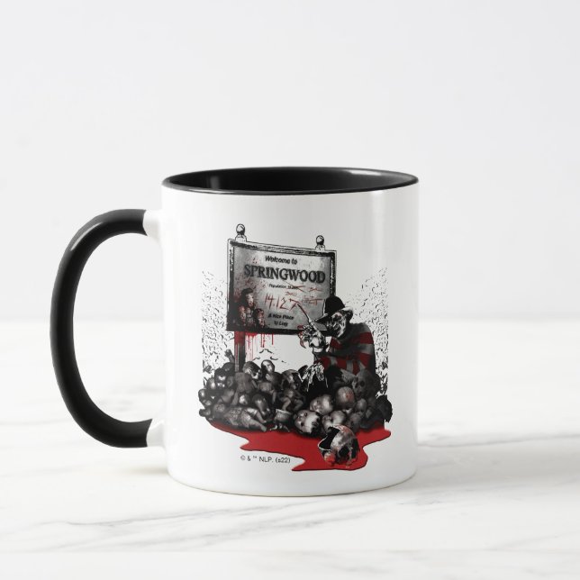 Freddy vs. Jason | Welcome to Springwood Mug (Left)