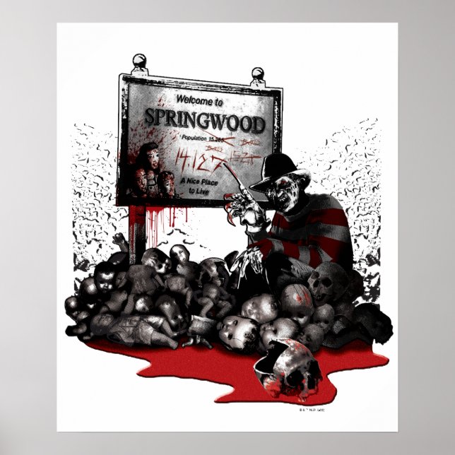 Freddy vs. Jason | Welcome to Springwood Poster (Front)