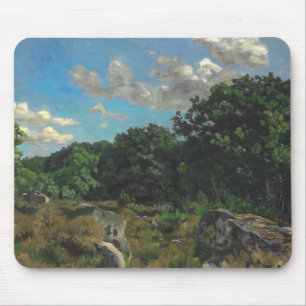 Frederic Bazille - Landscape at Chailly Mouse Pad