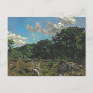 Frederic Bazille - Landscape at Chailly Postcard