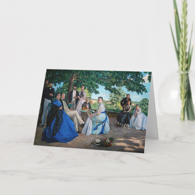Frederic Bazille - The Family Reunion Card (Front)