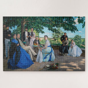 Frederic Bazille - The Family Reunion Jigsaw Puzzle