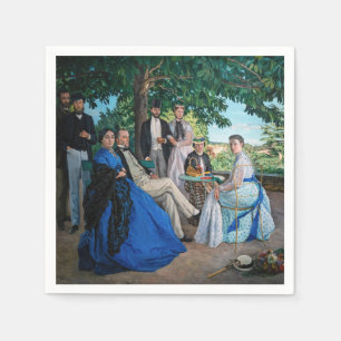 Frederic Bazille - The Family Reunion Napkin