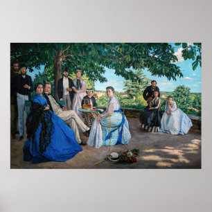 Frederic Bazille - The Family Reunion Poster