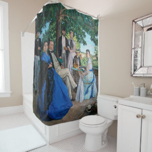 Frederic Bazille - The Family Reunion Shower Curtain