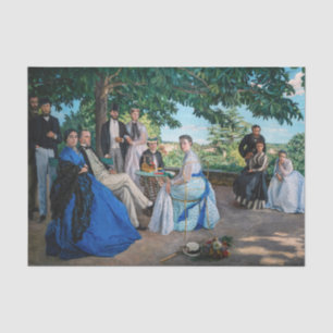 Frederic Bazille - The Family Reunion Tissue Paper