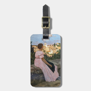Frederic Bazille - The Pink Dress Luggage Tag