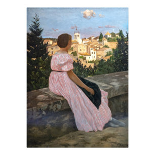 Frederic Bazille - The Pink Dress Photo Print