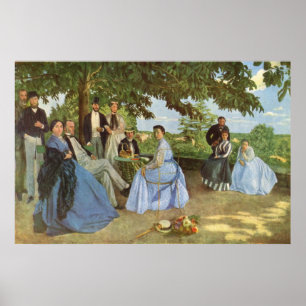 Frédéric Bazille's Family Reunion Poster