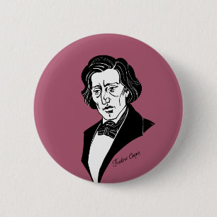 Frederic Chopin 6 Cm Round Badge