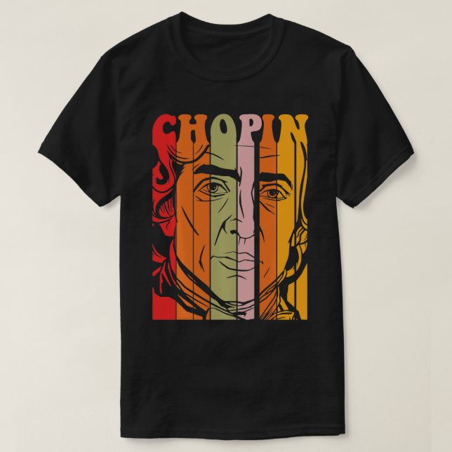 Frederic Chopin al Music Composer Pianist  T-Shirt (Design Front)