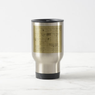 Frederic Chopin manuscript mug