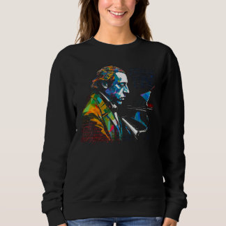 Frederic Chopin Music Composer Piano 1 Sweatshirt