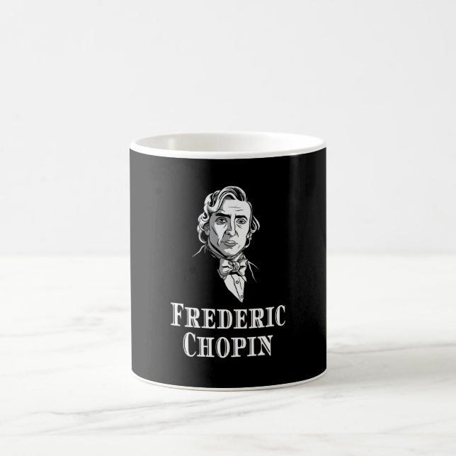 Frederic Chopin Portrait Coffee Mug (Center)