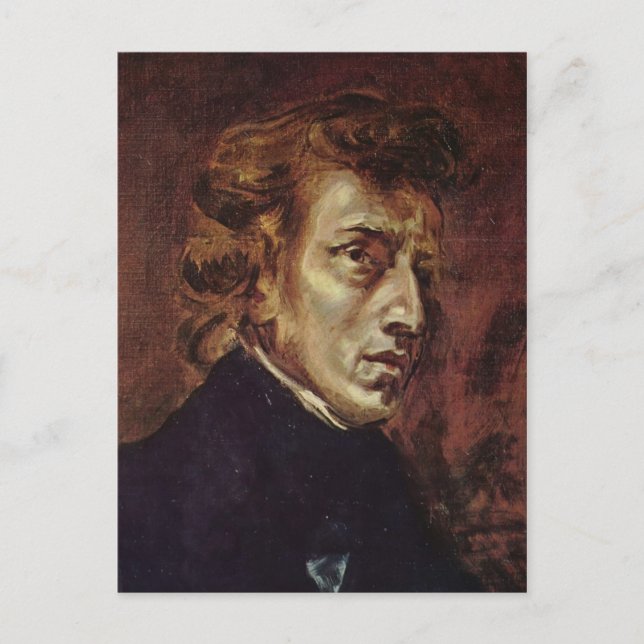 Frédéric Chopin Portrait Postcard (Front)