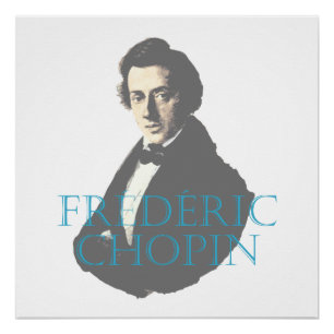 Frédéric Chopin portrait Poster