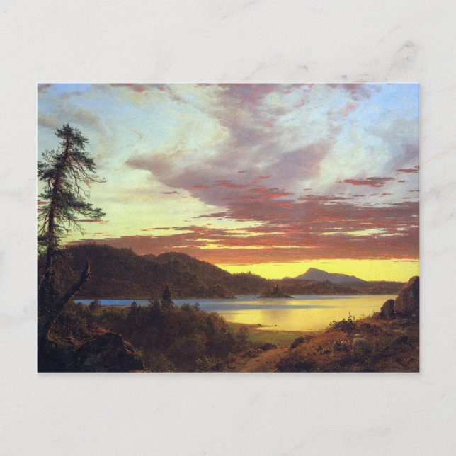 Frederic Edwin Church - A Sunset Postcard (Front)