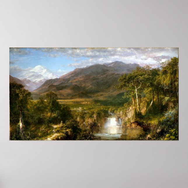 Frederic Edwin Church Heart of the Andes Poster (Front)