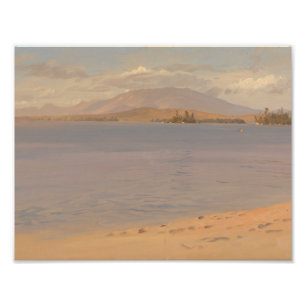 Frederic Edwin Church - Mount Katahdin from Lake Photo Print