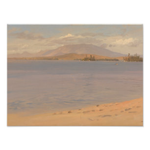 Frederic Edwin Church - Mount Katahdin from Lake Photo Print