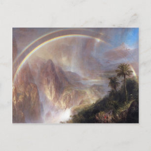 Frederic Edwin Church - Rainy season in the tropic Postcard
