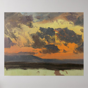 Frederic Edwin Church - Sky at Sunset, Jamaica Poster