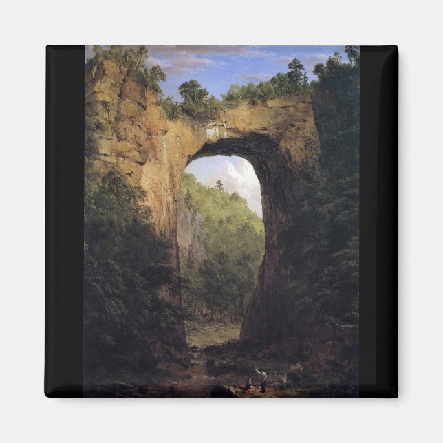 Frederic Edwin Church - The Natural Bridge Virgini Magnet (Front)